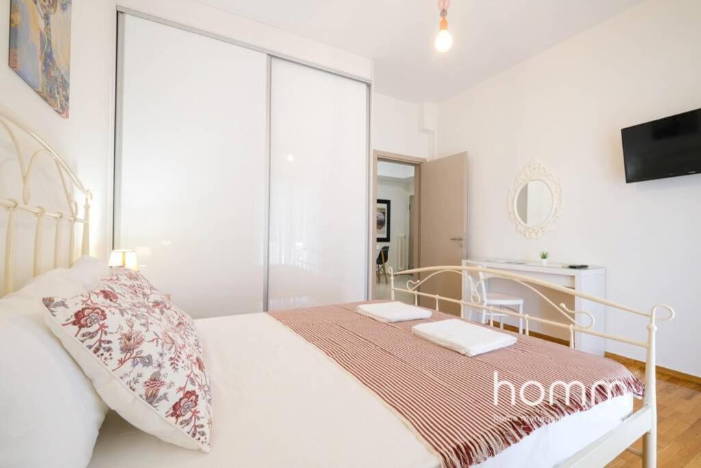 58M² Homm 2Bd Apartment Konstantinoupoleos Str アテネ エクステリア 写真