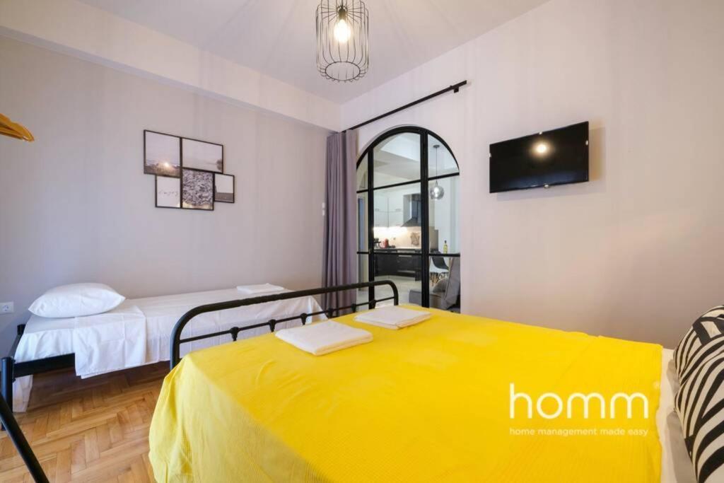 58M² Homm 2Bd Apartment Konstantinoupoleos Str アテネ エクステリア 写真